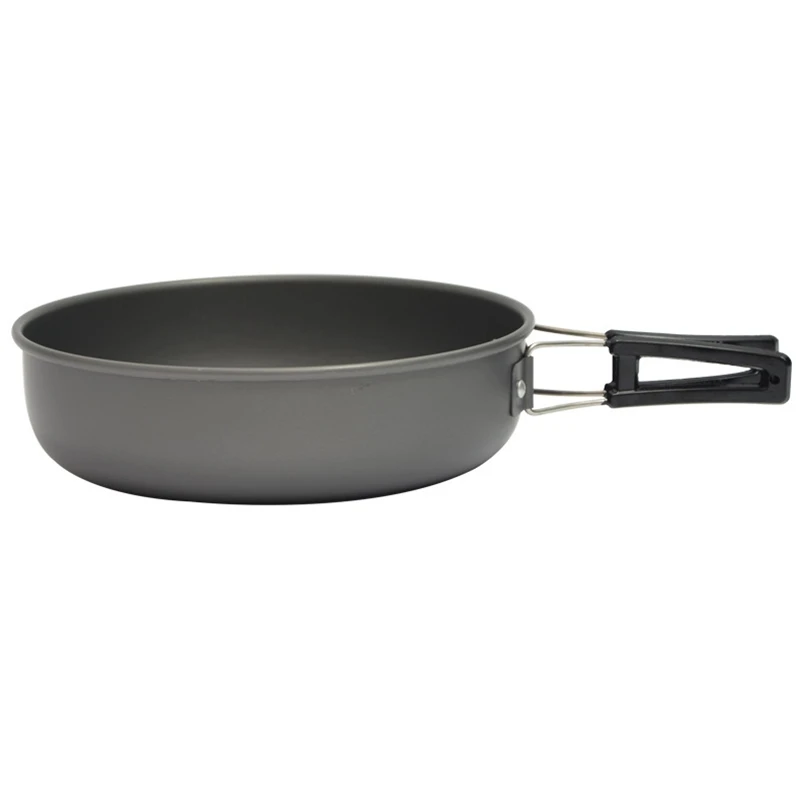 Открытый Портативный 4-5 человек плита набор горшок сочетание мульти-человек глинозема антипригарный горшок Кемпинг горшок