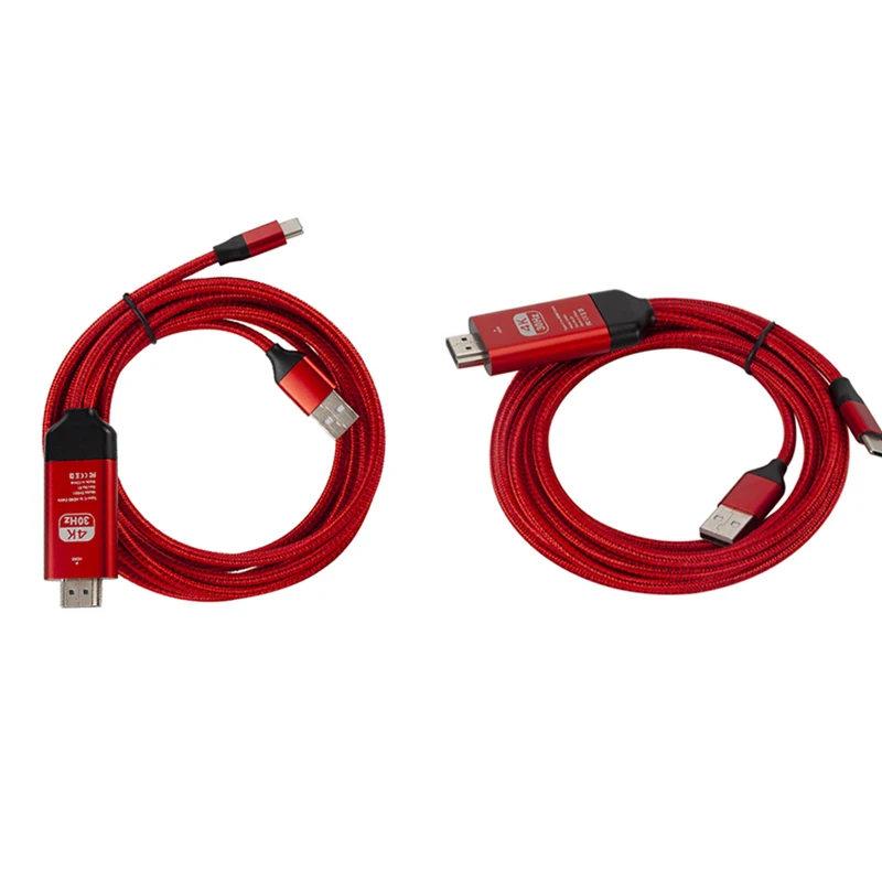 Type C USB C к HDMI HDTV зарядный кабель адаптер для samsung Galaxy Note8 S9 S8 Plus адаптер