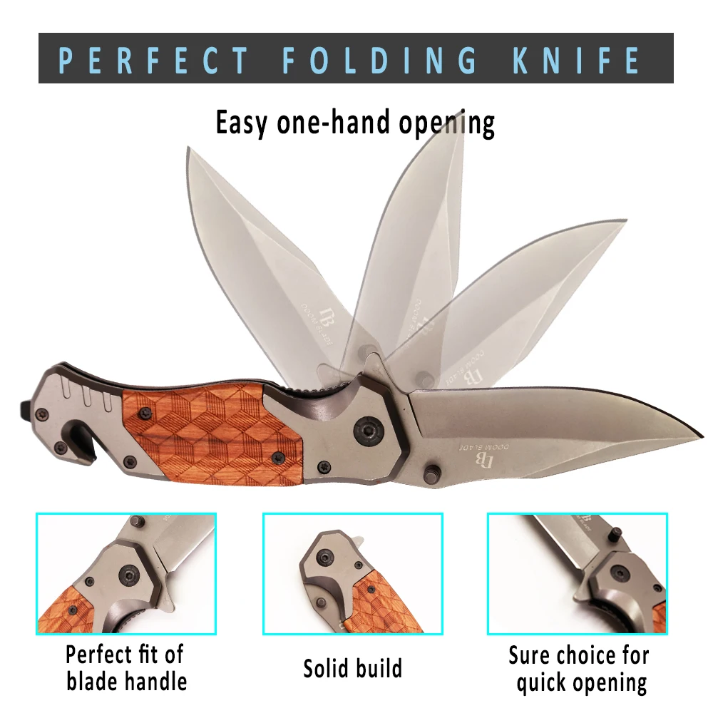 Открытый складной нож для выживания острый охотничий портативный карманный