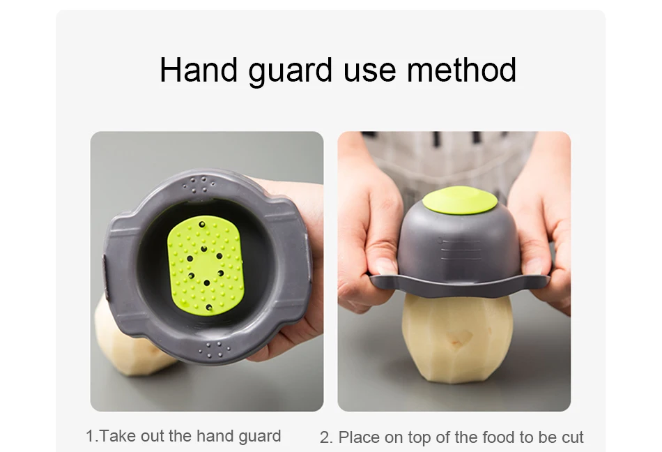 Multifunctional Vegetables Artifact Cut Diced Potato Wire Cutter Grater Household Potato Chips Slice Kitchen Grater