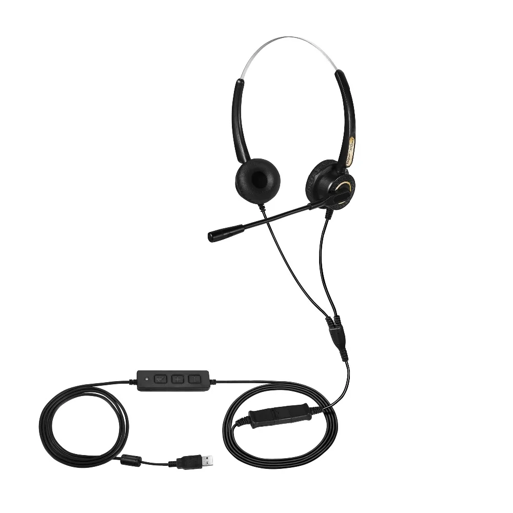 100 pces usb fone de ouvido com