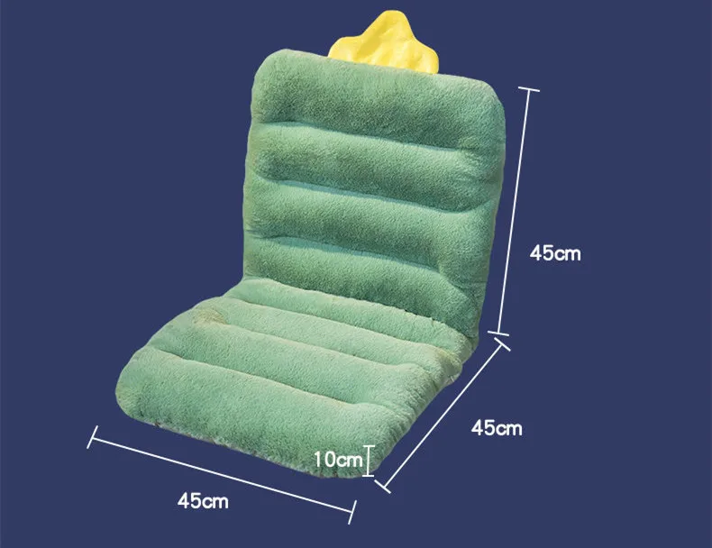 Thicken One-piece Cushion Office Sedentary Butt Mat Student Seat Back Cushions Waist Support Chair Backrest Mat Home Decoration