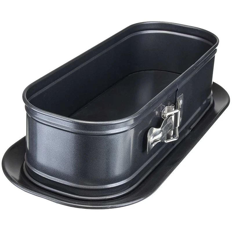 

LBER Oval Bread Baking Tray with Lock Cake Mold Bread Roll Cake Tray Kitchen DIY Baking Tools Decorative Baking Tray