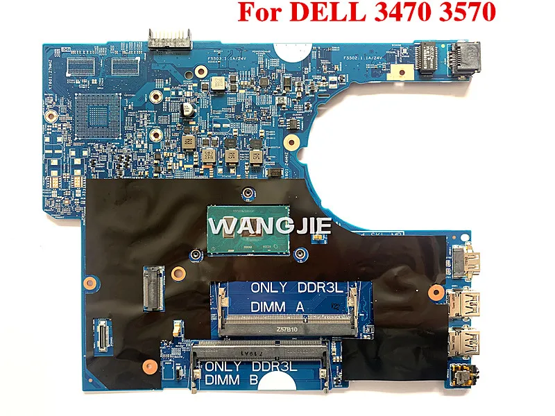 For DELL 3470 3570 Laptop motherboard CN-0P5M6K 0P5M6K P5M6K 14291-1 With SR2EU I3-6100U 100% full Tested | Компьютеры и офис