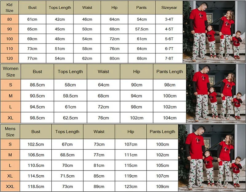 Семейные одинаковые рождественские пижамы для взрослых, детей, женщин, Рождественская одежда для сна, пижамы, Семейный комплект