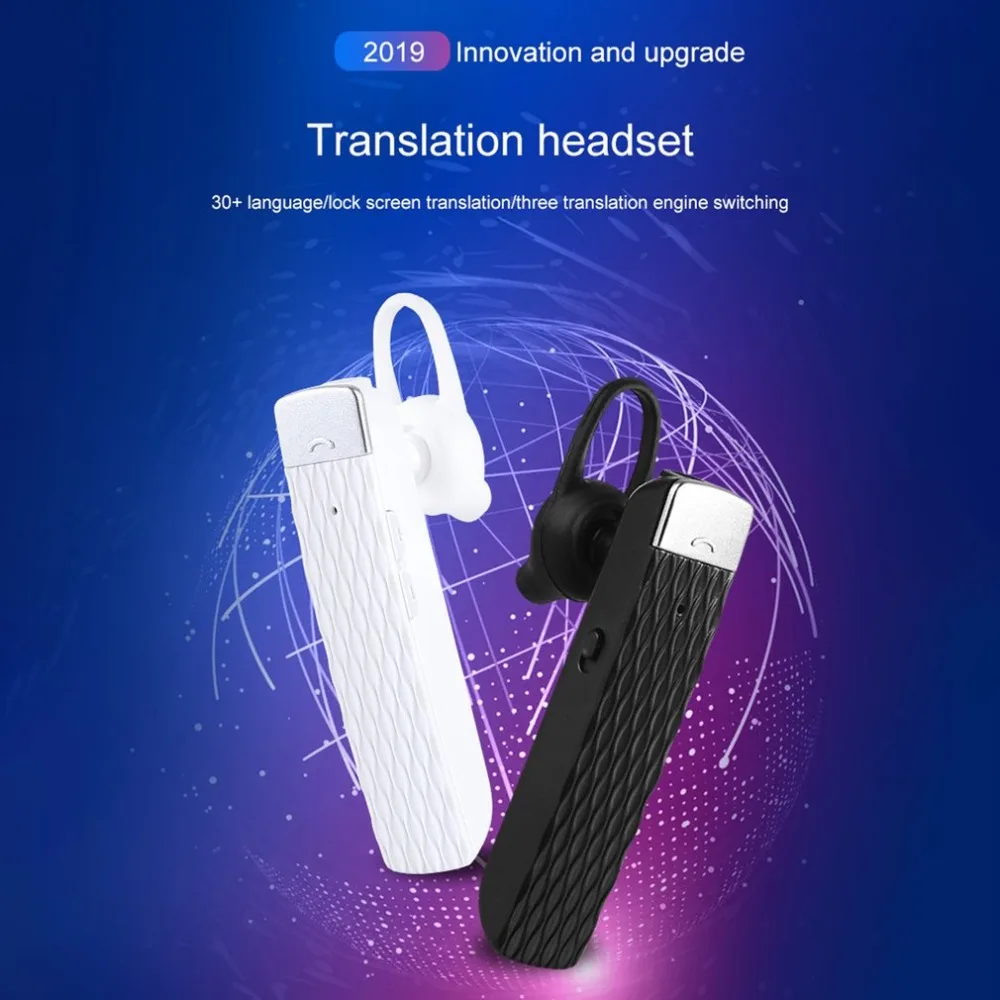 T2 Smart Voice Translator гарнитура мгновенный перевод беспроводные наушники в режиме реального времени перевод для путешествий бизнес