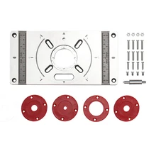 Ferramentas de madeira placa multifuncional para o trabalho do roteador bancos marcenaria ferramenta plaina madeira máquina bancada mesa