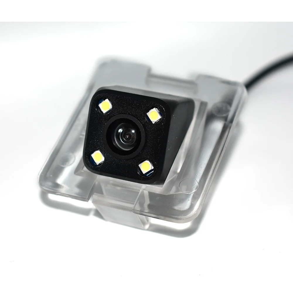 4-LED ZJCGO CCD HD камера заднего вида для Mercedes Benz MB GLK X204 GLK200 GLK220 GLK250 GLK320 GLK350 - Название цвета: 4-LED