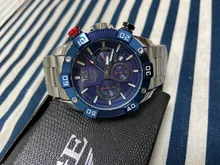 LIGE-reloj analógico de acero inoxidable para hombre, nuevo accesorio de pulsera de cuarzo resistente al agua con cronógrafo, complemento Masculino deportivo de marca de lujo con esfera luminosa