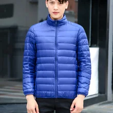 Мужская куртка-пуховик, Сверхлегкий пуховик на белом утином пуху, теплая куртка, портативная посылка, мужская куртка, Мужская куртка, chaqueta hombre