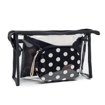 

Beauty Cheap Travel Toiletry Bag 3pcs/set Cosmetic Bags Make Up Bag Fashion Waterproof Wholesale Lady Women PVC Bag Portable Bag