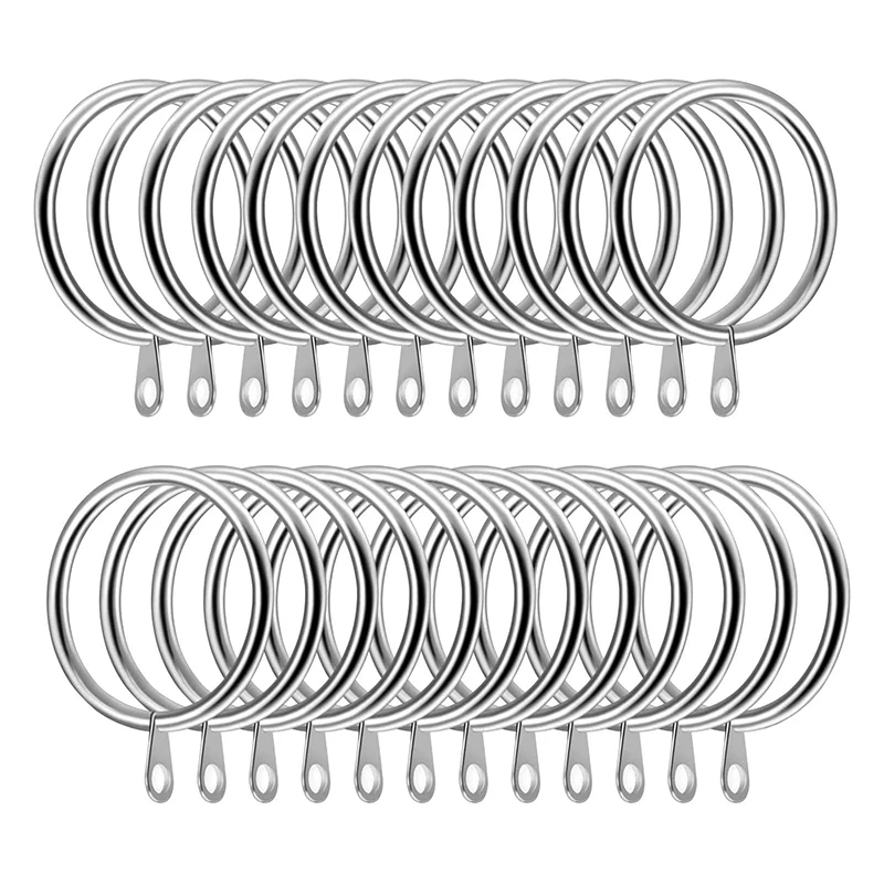 Anillos metálicos cortinas y varillas, ojales 38 mm de interno, unidades|Accesorios decorativos de cortinas| - AliExpress