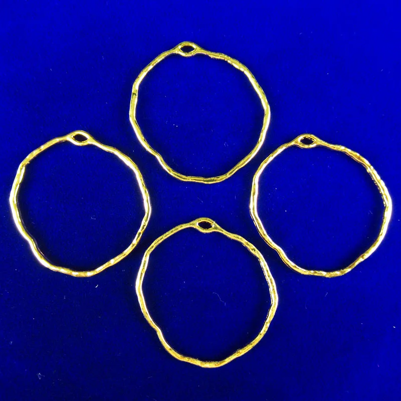 35x2mm 12 шт. тибетские золотые выдолбленные бусины-подвески смешанной формы для сережек или ожерелий выберите нужную вам форму(10 видов формы - Окраска металла: 35x2mm