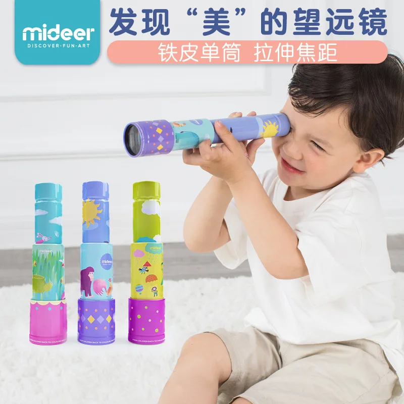 Mi Deer Explore ore натуральный Выдвижной Мини оловянные игрушки защита глаз прозрачный Регулируемый Детский образовательный бинокль. 1