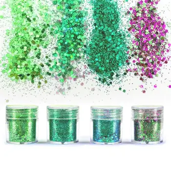 

4pcs Resin Jewelry Fills Bling Bling Sequins Mix In for Resin Crafts Festive Jewelry Tools Uv Resin Pigment for Jewelry Making