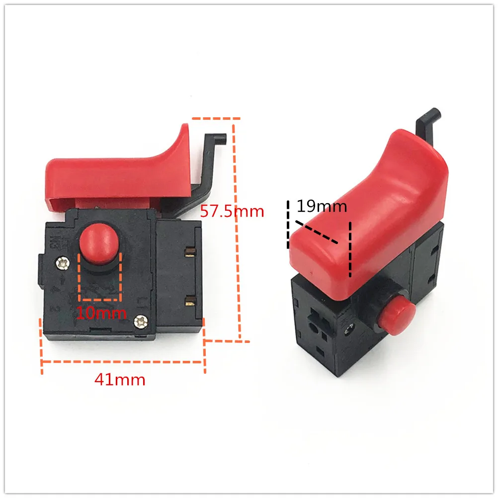 3 AC 250 V/4A замок на регулируемой скорости управления CW/переключатель CCW для электрической дрели Электроинструмент триггерные переключатели - Цвет: 3