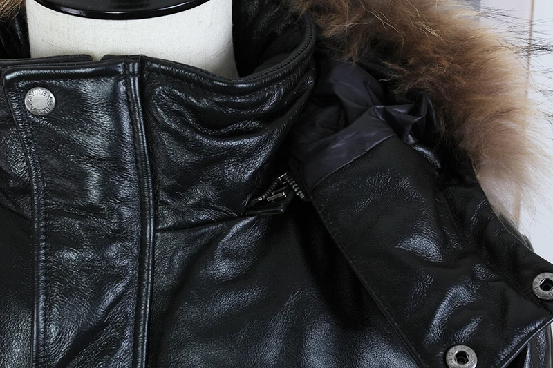 Рисунок 5 - Мужская длинная куртка из натуральной кожи