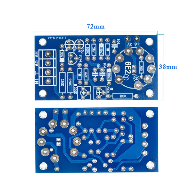 6E2 ламповый предусилитель аудио Плата VU уровень мощности Драйвер плата индикация громкости желчный предусилитель вакуумный тональный сигнал Diy наборы