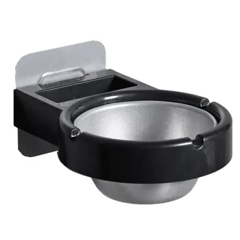 

Portable Ashtray Wall Stainless Steel Pocket Smoke Holders Storage Cup for Toilet Home Office Cigarette Tools Case