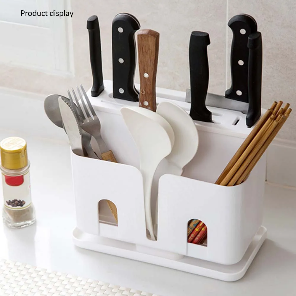 Multifunctional Chopsticks Storage Box Knife Holder Cage Kitchen And Fork Household Plastic Tube | Дом и сад