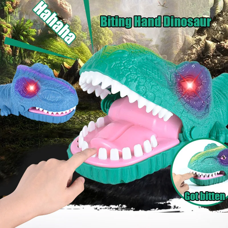 Tricky Toy Bite рука животное форма рта со звуковым светильник безопасное