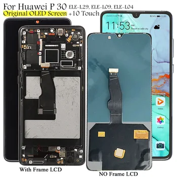 

Original LCD Screen For Huawei P30 P 30 ELE-L29/L09/L04 OLED Display 10 Touch Screen Replacement Phone LCD + Digital Fingerprint