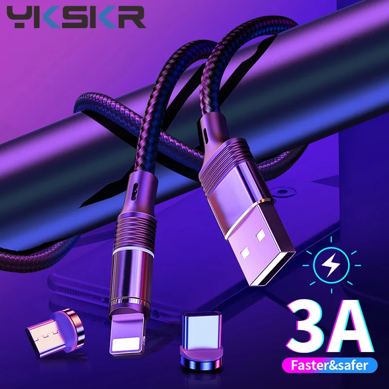 

Magnetic For Micro USB Type C Cable For iPhone Xiaomi Redmi Mobile Phone Fast Charging USB C Cable Magnetic Charger Wire Cord