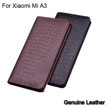 

Luxury Genuine Leather flip For Xiaomi Mi A3 a3 Leather Half pack phone case For Xiaomi Mi A 3 phone cases shockproof Shell