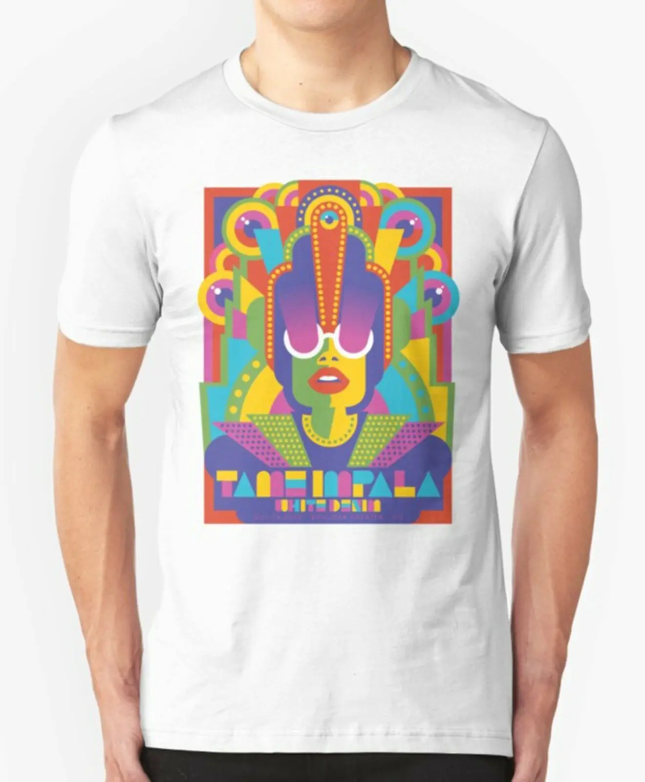 Футболка tame Impala PSYCHEDELIC австралийская рок-группа ACID LSD HIGH 2 | Мужская одежда