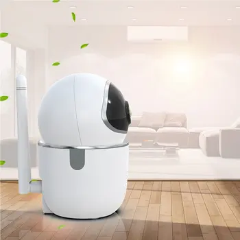 

1080P Hd Wifi Wireless Remote Surveillance Camera Pvc Web Video Camera Intelligent Tracking Shaking Machine 1 Set