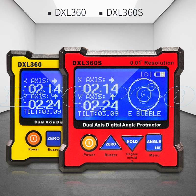 Цифровой транспортир DXL360/S/C V2 Инклинометр с двумя осями измерительный прибор