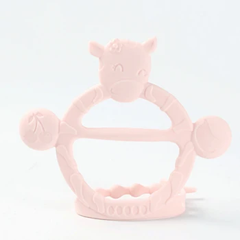 

Teething Baby Teether Safe Food Grade Silicone Feeding Ergonomics Dental Care Non Toxic Nursing Hand Grip Portable Chew Toys