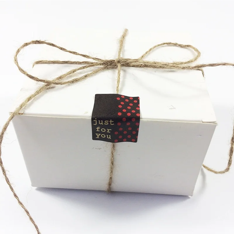 1300 шт./лот, Винтажный конверт Just for you, Свадебная Упаковка, печать, наклейка с буквами