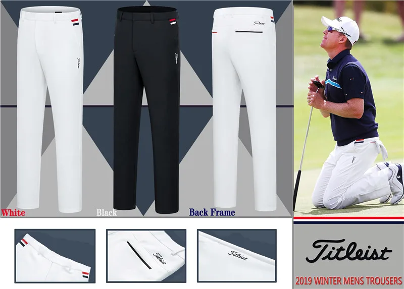

C 2019 new golf men's pants autumn and winter golf apparel sports men's pants casual pants free shipping