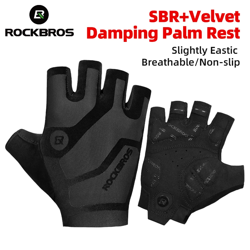 Bicycle-Gloves Mountain-Bike Cycling-Sports ROCKBROS Breathable Women Anti-Shock Mtb-Road