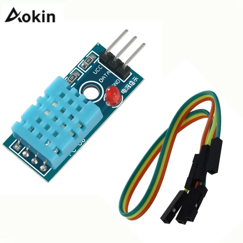 5 шт. модуль датчика влажности DHT11 для Arduino Raspberry UNO цифровой температуры DHT11 модуль датчика влажности для Arduino