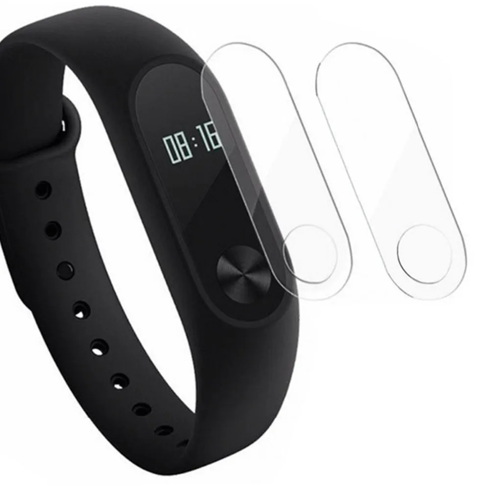 50 шт. закаленная пленка для Xiaomi mi Band 2 Band2 Защитная экрана band2 HD ультратонкая