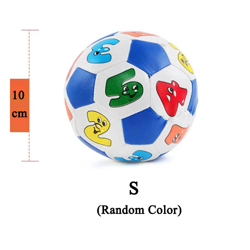 Children Kids Educational Toy Baby Learning Colors Number Ball Plaything Soccer Sports Ball Throw Stuffed Soft Plush Toys ZXH 9