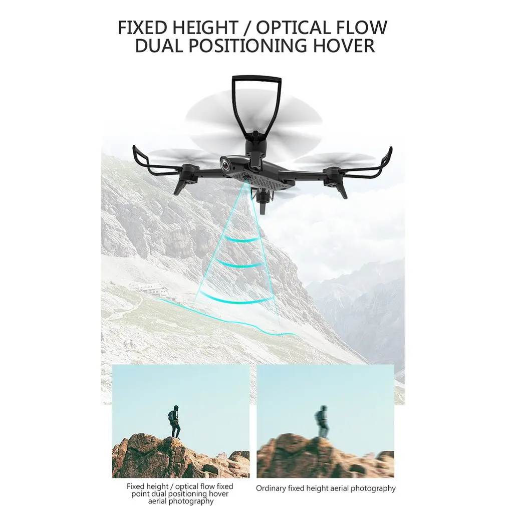 SG106 Радиоуправляемый Дрон с 720 P/1080 P/4 K HD Двойная камера FPV WiFi в режиме реального времени воздушное видео оптический поток RC вертолет модель 2/3 батареи