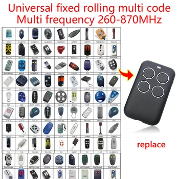 

Multi Frequency 260-870MHz Garage Door Remote Cotroller Universal Transmitter DOORHAN fixed multi code remote control