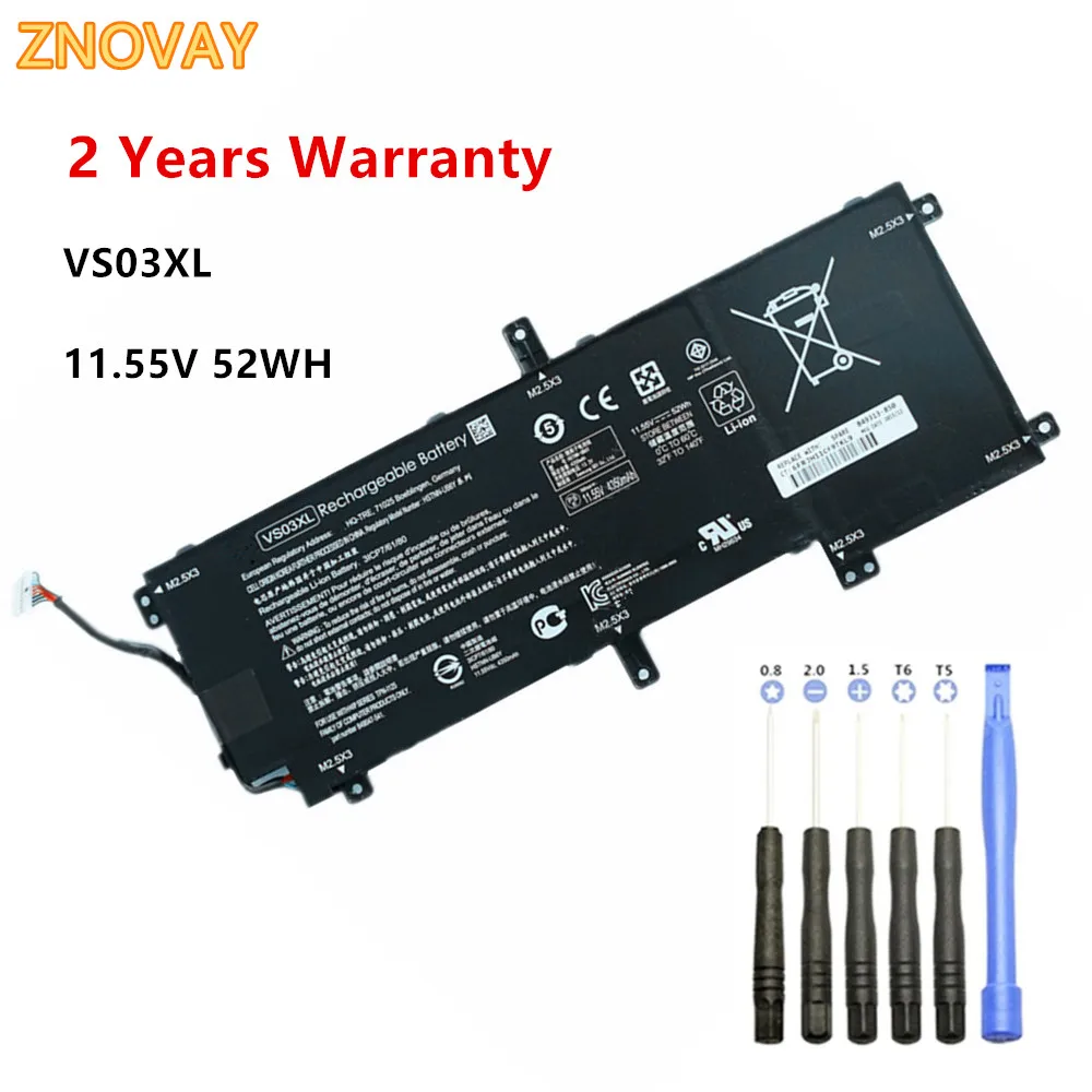 Аккумулятор для ноутбука ZNOVAY VS03XL HP Envy 15 AS AS014WM 849047 541 планшета 11 55 в 52