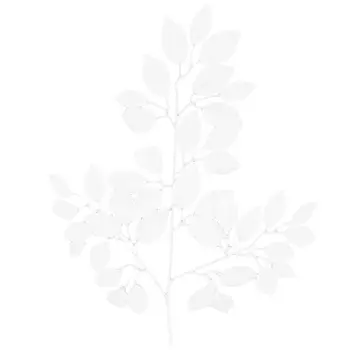 

One Dozen Artificial White Leaves Wedding Festival Celebration Background Road Led Flower Home Diy Artificial Decorative Flower