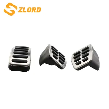 

Zlord Car Gas Brake Pedal Pedals Cover for Seat Ibiza 6K 6L 6J for Skoda Fabia I II for VW Polo 9N 6R Bora Golf MK4 IV