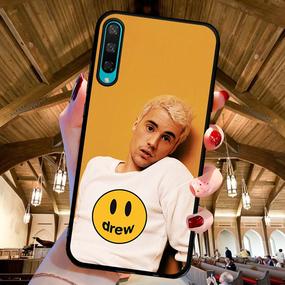 

For Huawei Honor 8 Lite 8X 8C 9X 9 10 Lite 20 Pro V20 10i 20i 8S 8A Drew House Justin Bieber Phone Case Silicone soft tpu cover