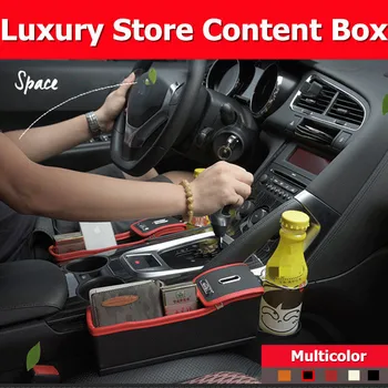 

Universal Car Multifunctional Storage Box Car Seat Slit Gap Organizer Creative Car Content Box Bottle Fixed Gap Cup Holder