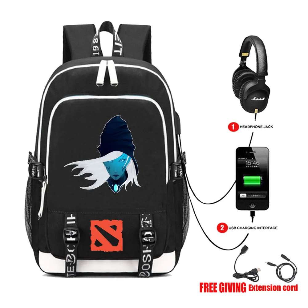 11 Рюкзак с разъемом для наушников и usb-зарядкой для команды Fnatic Virtus.pro DOTA 2, рюкзак CS CSGO NAVI для подростков и путешествий, сумка на плечо для ноутбука - Цвет: 11