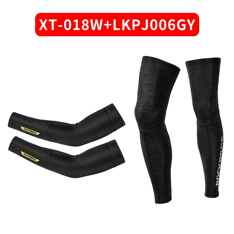 Set 10 ROCKBROS солнцезащитный крем с защитой от ультрафиолета, рукава для рук, ледяная шелковая ткань для велоспорта, баскетбола, волейбола, рукава для спорта, фитнеса, гетры для рук - Цвет: Set 10