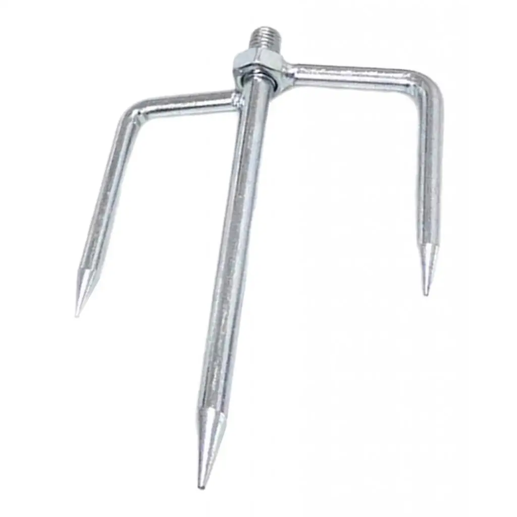 Detachable Umbrella Ground Spike Pole Garden Outdoor Beach Metal Universal Fishing Umbrella Ground Spike