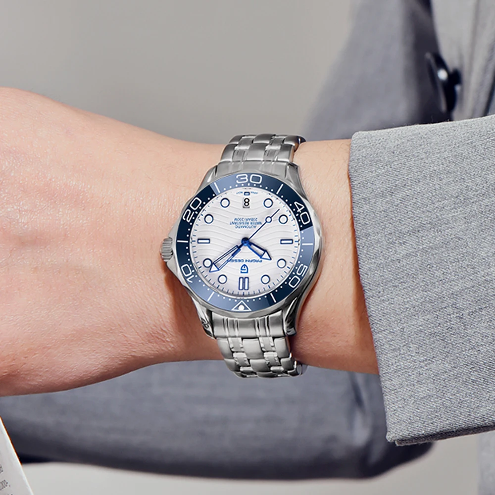 PAGANI DESIGN Mens Watches 2023 Top Brand Luxury NH35 Men Mechanical Wristwatch Automatic Watch For Men 200M Waterproof Ceramic