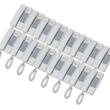 Разумная цена для домашнего внутреннего межтелефонного вещания/разблокировки группового вызова(опционально) Многофункциональная аудиосистема внутренней связи(16-way